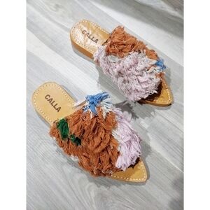 Calla Paris | Moki Open-Toe Babouches (Size 8)